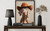 Weimaraner Cowboy Hat Art Print Poster