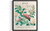 July, Larkspur Water Lily Art Print Poster