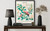 July, Larkspur Water Lily Art Print Poster