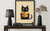 Cat and Book Wall Art Print Poster