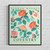 Coventry England Flower Market Art Print Poster