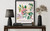 Connecticut Flower Market Wall Art Print Poster