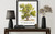 Nebraska Tree Wall Art Print Poster