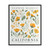 California Flower Market Art Print Poster