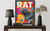 Rat Wall  Art Print Poster