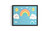 Rainbow and Sunshine wall art poster print