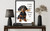 Dachshund Wall  Art Print Poster