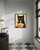 Black Cat Wall  Art Print  Poster