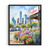 Dallas City Flower Market Art Print Poster