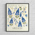 Abliene Texas Flower Market Art Print Poster