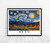 Van Gogh Reno Nevada Starry Night Art Print Poster