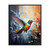 Hummingbird Abstract Art Print Poster