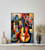 Urban Rhythms Abstract Art Print Poster