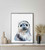Harp Seal Art Print Poster