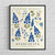 Atascocita Texas Flower Market Art Print Poster
