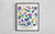 Barlett Illinois Flower Market Art Print Poster