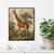 Giraffe Vintage Art Print Poster