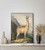 Llama Vintage Art Print Poster