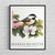 Massachusetts State Bird Art Print Poster