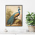 Peafowl Vintage Bird Art Print Poster