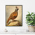 Quail Vintage Bird Art Print Poster