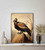 Vulture Vintage Bird Art Print Poster