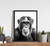 Chimpanzee Art Print Poster