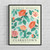 Clarkstown New York Flower Market Art Print Poster