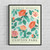 Clifton Park New York Flower Market Art Print Poster