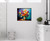 Orchid Flower Vase Art Print Poster