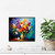 Orchid Flower Vase Art Print Poster