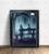 Ghost Sitting On A Bench Gothic Art Print Poster