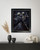 Dancing Skeleton Gothic Art Print Poster