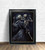 Dancing Skeleton Gothic Art Print Poster