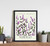 Norway, Purple Heather Flower Art Print Poster