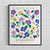 Evanston Illinois Flower Market Art Print Poster