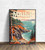Maine State Art Print Poster