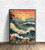 Ocean Waves Scenery Art Print Poster