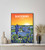 Blacksburg Virginia City Sunset Art Print Poster