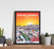 Ditmars Steinway Queens City Sunset Art Print Poster