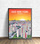 East New York Brooklyn City Sunset Art Print Poster