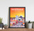 Fayetteville North Carolina City Sunset Art Print Poster