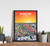Irvington New Jersey City Sunset Art Print Poster