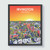 Irvington New Jersey City Sunset Art Print Poster