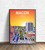 Macon Georgia City Sunset Art Print Poster