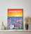 Manhattan Valley New York City Sunset Art Print Poster