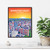 Manhattan Valley New York City Sunset Art Print Poster