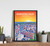 Manhattan Valley New York City Sunset Art Print Poster