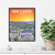 New Castle Delaware City Sunset Art Print Poster