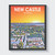 New Castle Delaware City Sunset Art Print Poster
